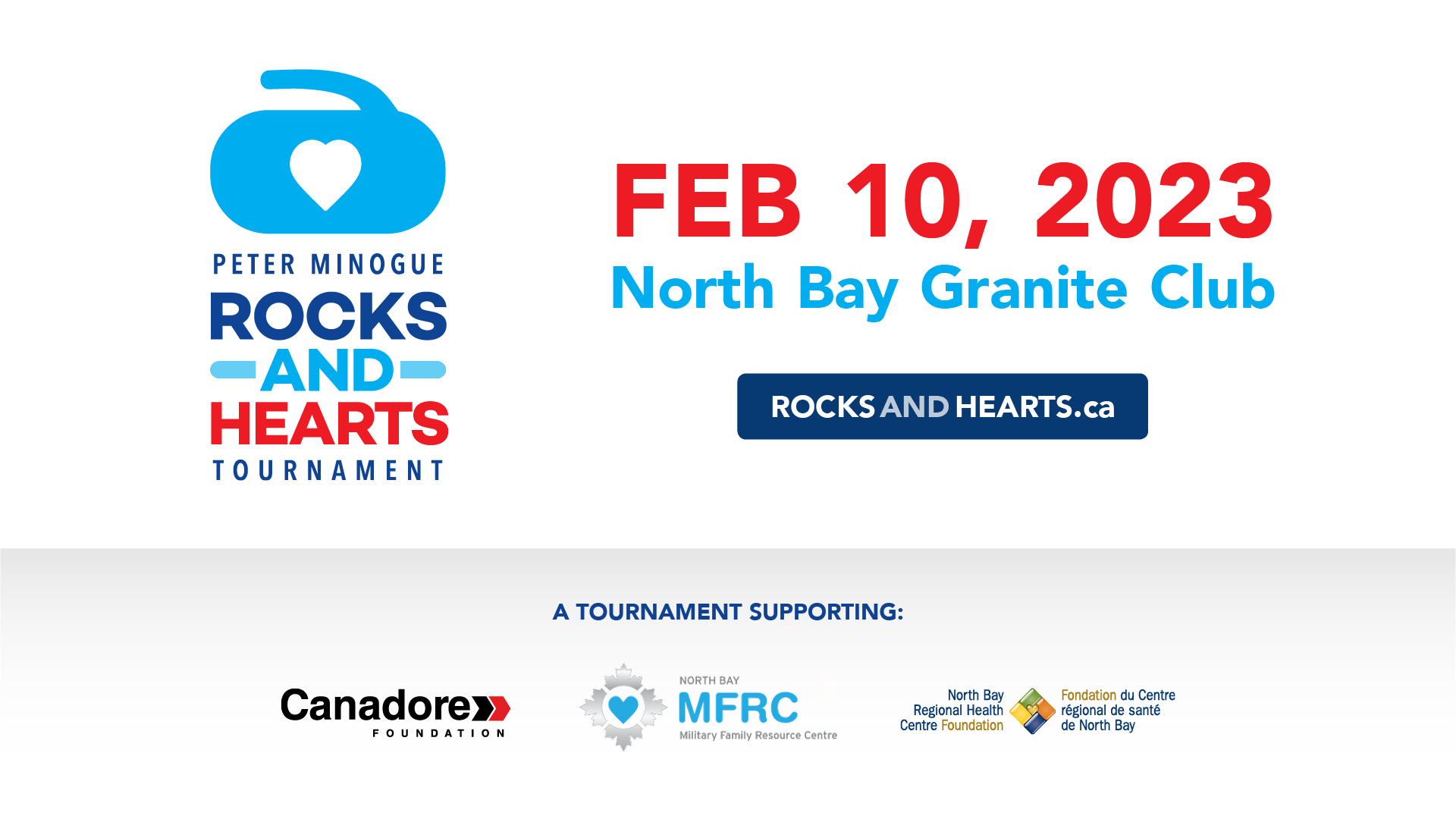 February 10 2023 - Rocks and Hearts Curling Tournament North Bay